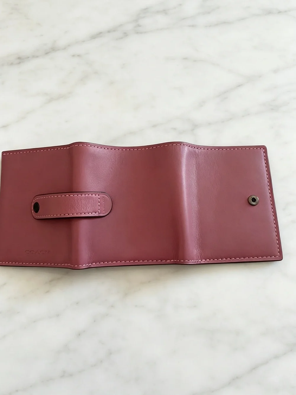 Coach 1941 Small Trifold Wallet Primrose Glovetanned Leather